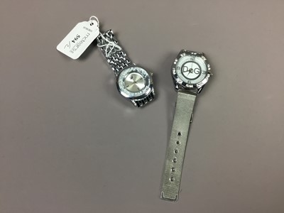 Lot 594 - A SWAROVSKI WRIST WATCH, ALONG WITH ANOTHER