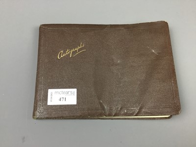 Lot 471 - AN ALBUM OF AUTOGRAPHS AND DRAWINGS