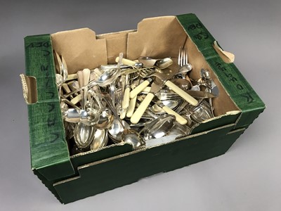 Lot 479 - A LOT OF PLATED CUTLERY
