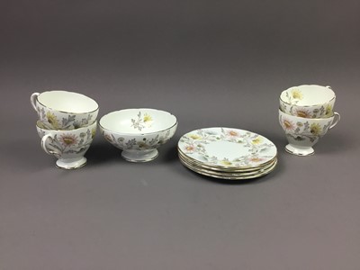 Lot 599 - A ROYAL DOULTON BURGUNDY PATTERN COFFEE SERVICE