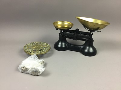 Lot 600 - A SET OF CAST IRON SCALES