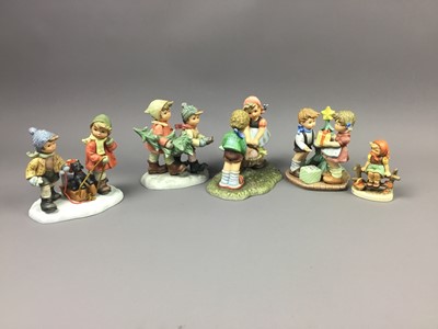Lot 514 - A COLLECTION OF TWELVE HUMMEL FIGURES