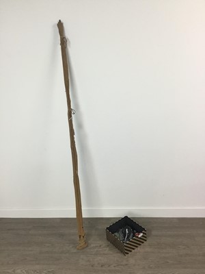 Lot 610 - AN ANON-SHAW 200 FISHING REEL AND OTHER FISHING ITEMS