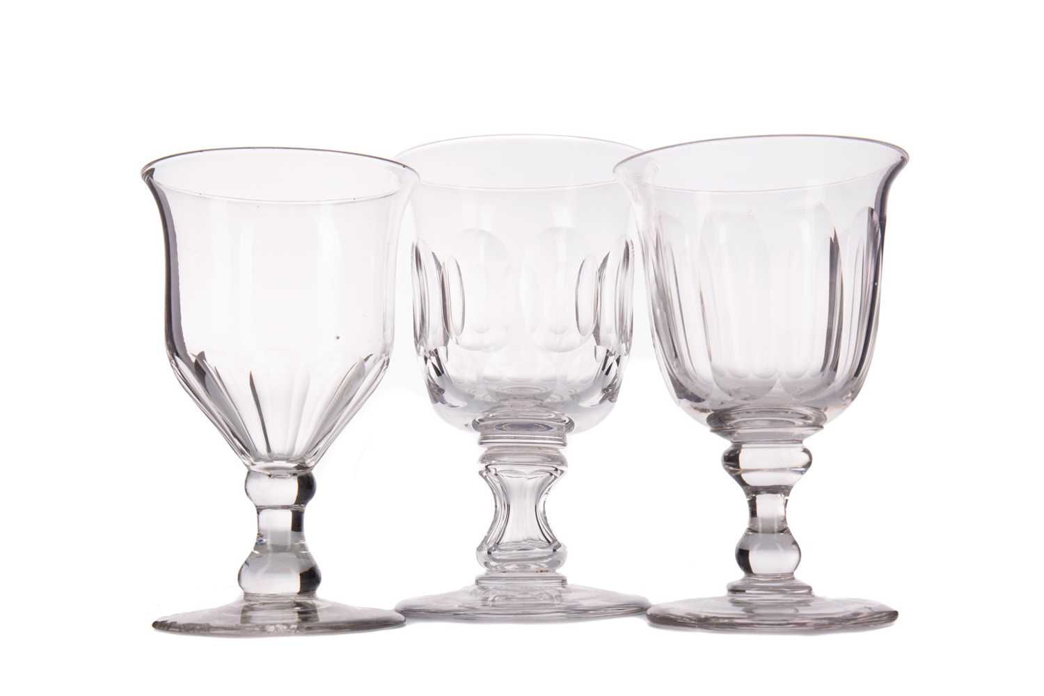 Lot 729 - A COLLECTION OF SEVEN VICTORIAN GLASSES