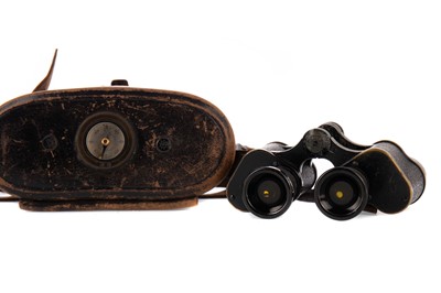 Lot 1416 - A PAIR OF MILITARY ISSUE FIELD GLASSES BY CARL ZEISS