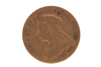 Lot 9 - A VICTORIA GOLD HALF SOVEREIGN DATED 1900