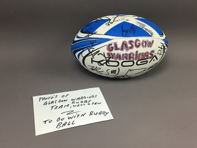 Lot 205A - A SIGNED RUGBY BALL