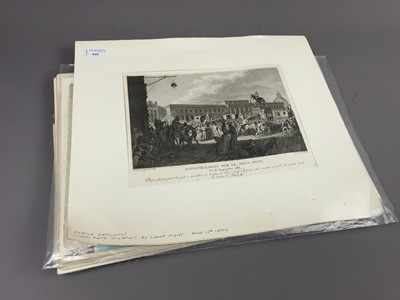 Lot 641 - A LOT OF VARIOUS ETCHINGS