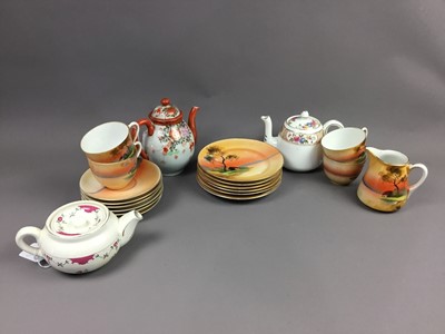 Lot 59 - A NORITAKE TEA SERVICE ALONG WITH OTHER TEA WARE