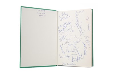 Lot 1755 - SIGNED COPY OF SURE IT'S A GRAND OLD TEAM TO PLAY FOR BY RONNIE SIMPSON