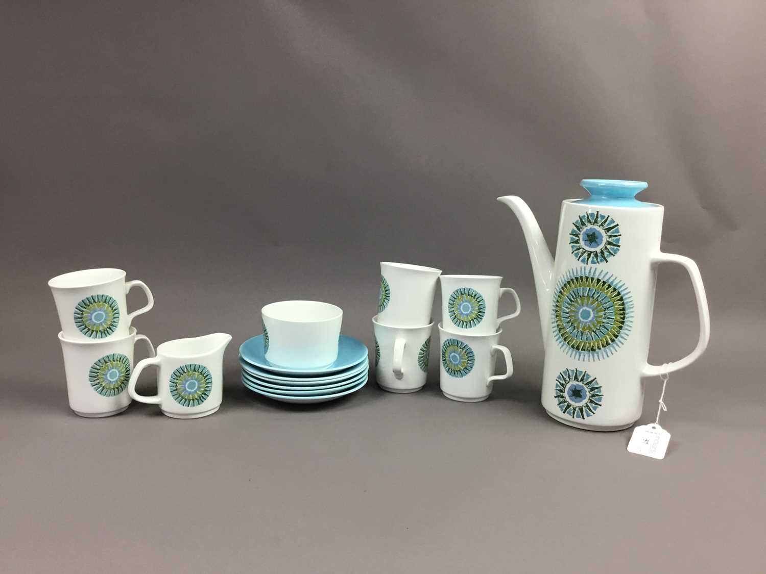 Lot 57 - A J&G MEAKIN COFFEE SERVICE AND OTHER SERVING DISHES AND A TUREEN