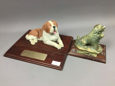 Lot 77 - A COLLECTION OF TROPHIES RELATING TO THE ST. BERNARD CLUB OF SCOTLAND