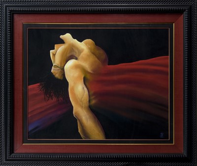 Lot 579 - CONSIDER MARAT, AN OIL BY MACKENZIE THORPE