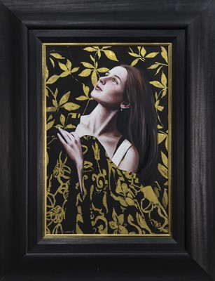 Lot 740 - PERSEPHONE, AN OIL BY GERARD BURNS