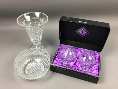 Lot 134 - A GROUP OF CRYSTAL TABLEWARE