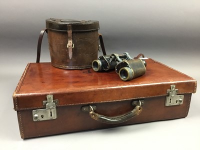 Lot 145 - A CASED PAIR OF CARL ZEISS BINOCULARS AND OTHER OBJECTS