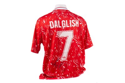 Lot 1757 - A LIVERPOOL F. C. HOME JERSEY SIGNED BY SIR KENNY DALGLISH