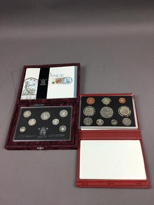 Lot 86 - A ROYAL MINT SILVER PROOF COIN SET ALONG WITH ANOTHER