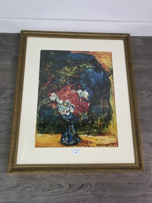 Lot 212 - A STILL LIFE OF FLOWERS AFTER WILLIAM MACTAGGART WITH TWO PICTURES