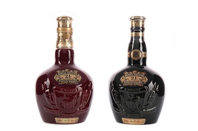 Lot 58 - TWO BOTTLES OF CHIVAS REGAL ROYAL SALUTE AGED 21 YEARS