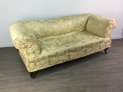 Lot 295 - A CHESTERFIELD DROP END SETTEE