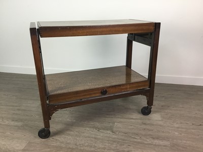 Lot 232 - A MID CENTURY ADJUSTABLE TEA TROLLEY AND A TEA TROLLEY