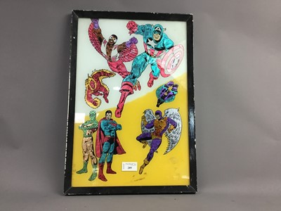 Lot 289 - A MARVEL SUPERHERO FOIL PANEL