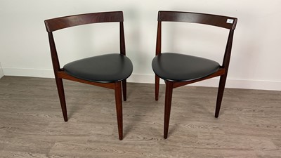 Lot 307 - A PAIR OF DANISH CHAIRS