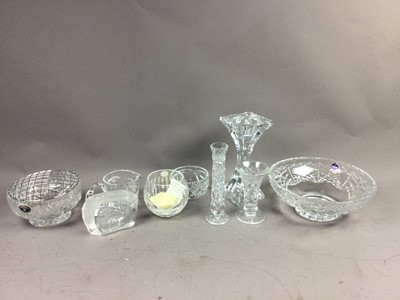 Lot 320 - A COLLECTION OF CUT GLASS