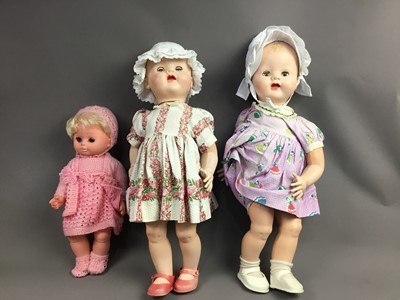 Lot 398 - A LOT OF FOUR 1950'S DOLLS