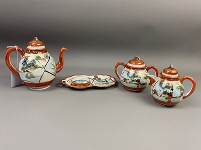 Lot 397 - A JAPANESE KUTANI TEA SERVICE