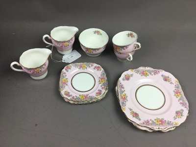 Lot 396 - A COLCLOUGH TEA SET