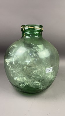 Lot 340 - A GLASS CARBOY