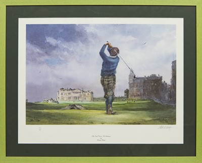 Lot 165 - THE LAST DRIVE, ST ANDREWS, A PRINT BY ROBERT WADE