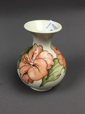 Lot 426 - A MODERN MOORCROFT BALUSTER VASE