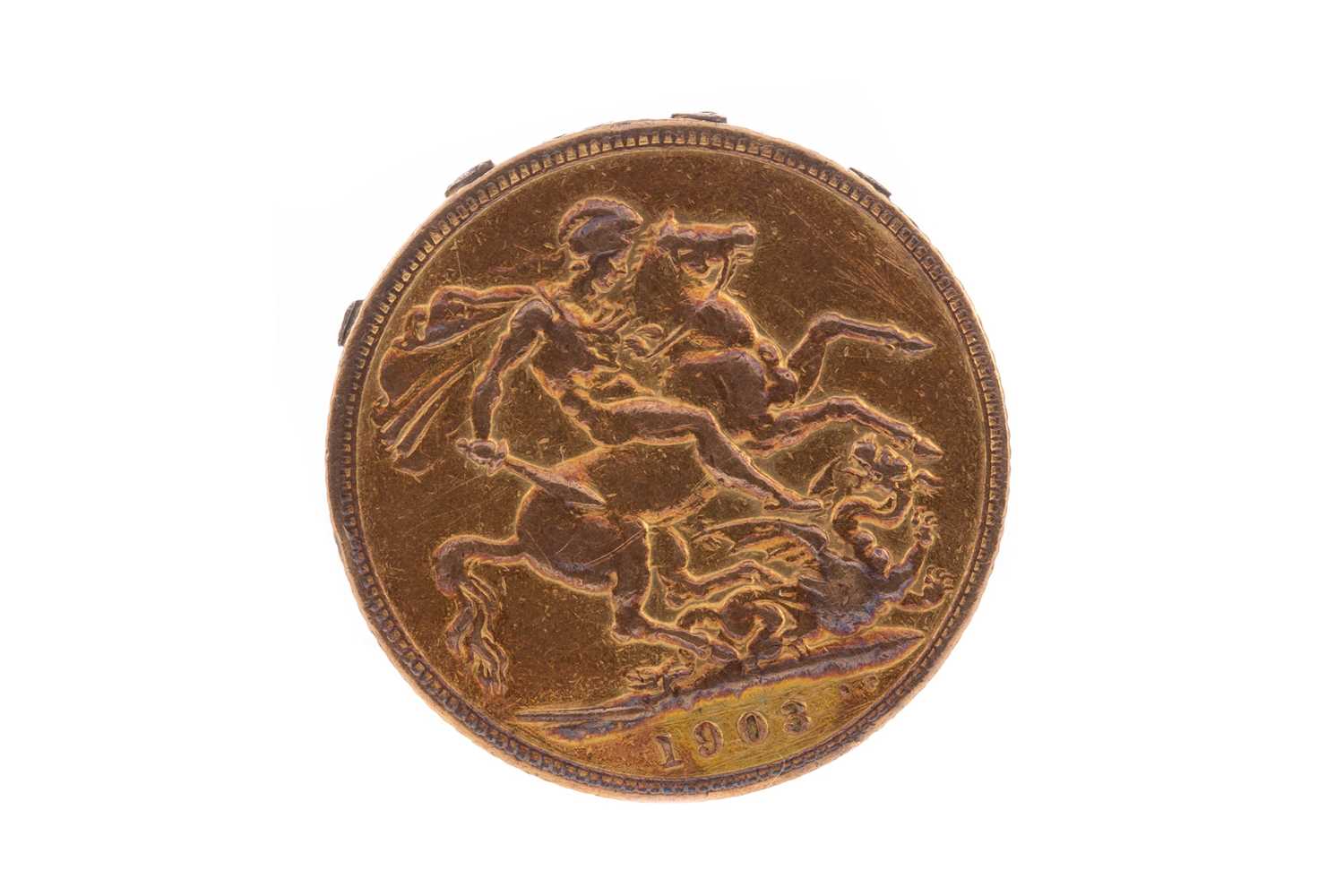 Lot 27 - AN EDWARD VII GOLD SOVEREIGN DATED 1903