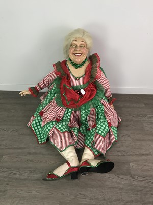 Lot 390 - A YULETIDE EULA DOLL