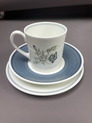 Lot 383 - A WEDGWOOD 'GLEN MIST' PATTERN TEA SERVICE