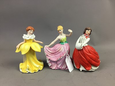 Lot 455 - A COLLECTION OF 'FLOWER MAIDENS OF THE YEAR' FIGURES