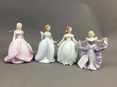 Lot 455 - A COLLECTION OF 'FLOWER MAIDENS OF THE YEAR' FIGURES