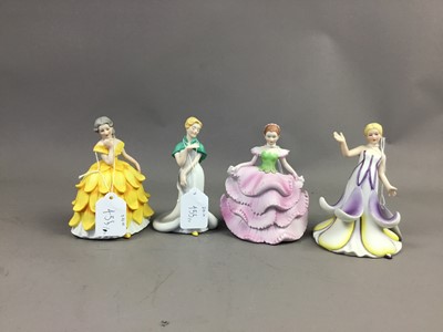 Lot 455 - A COLLECTION OF 'FLOWER MAIDENS OF THE YEAR' FIGURES