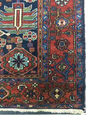 Lot 1717 - A SHIRVAN STYLE RUG