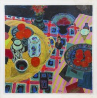 Lot 324 - * JACK SHORE, STILL LIFE oil on board, signed...