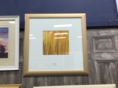 Lot 505 - THREE MIXED MEDIA BY CHRISTINE BROWN ALONG WITH THREE OTHER PAINTINGS