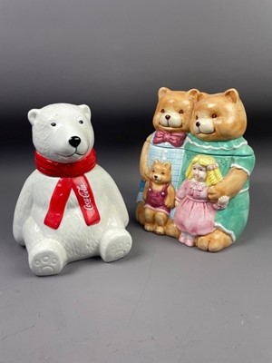 Lot 521 - A LOT OF COOKIE JARS MODELLED AS BEARS