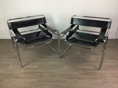 Lot 1498 - A PAIR OF 'WASSILY' CHAIRS AFTER MARCEL BREUER