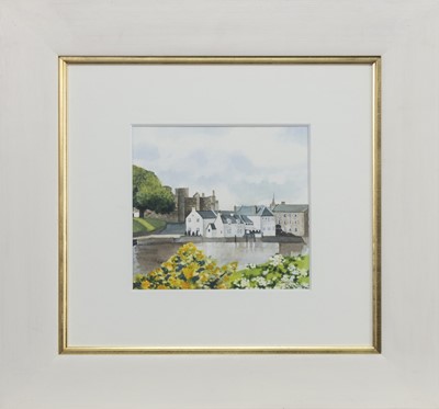 Lot 58 - KIRKCUDBRIGHT, A WATERCOLOUR BY CHRISTINE BROWN