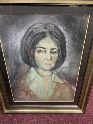 Lot 573 - A SELF PORTRAIT OF FLORA WOOD