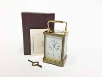 Lot 11 - L'EPEE REPEATING FOUR-DIAL BRASS CARRIAGE...