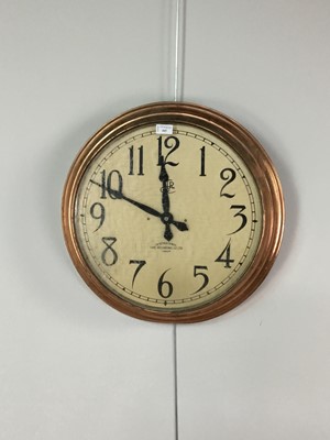 Lot 665 - AN EARLY 20TH CENTURY WALL CLOCK BY INTERNATIONAL TIME RECORDING COMPANY LTD.